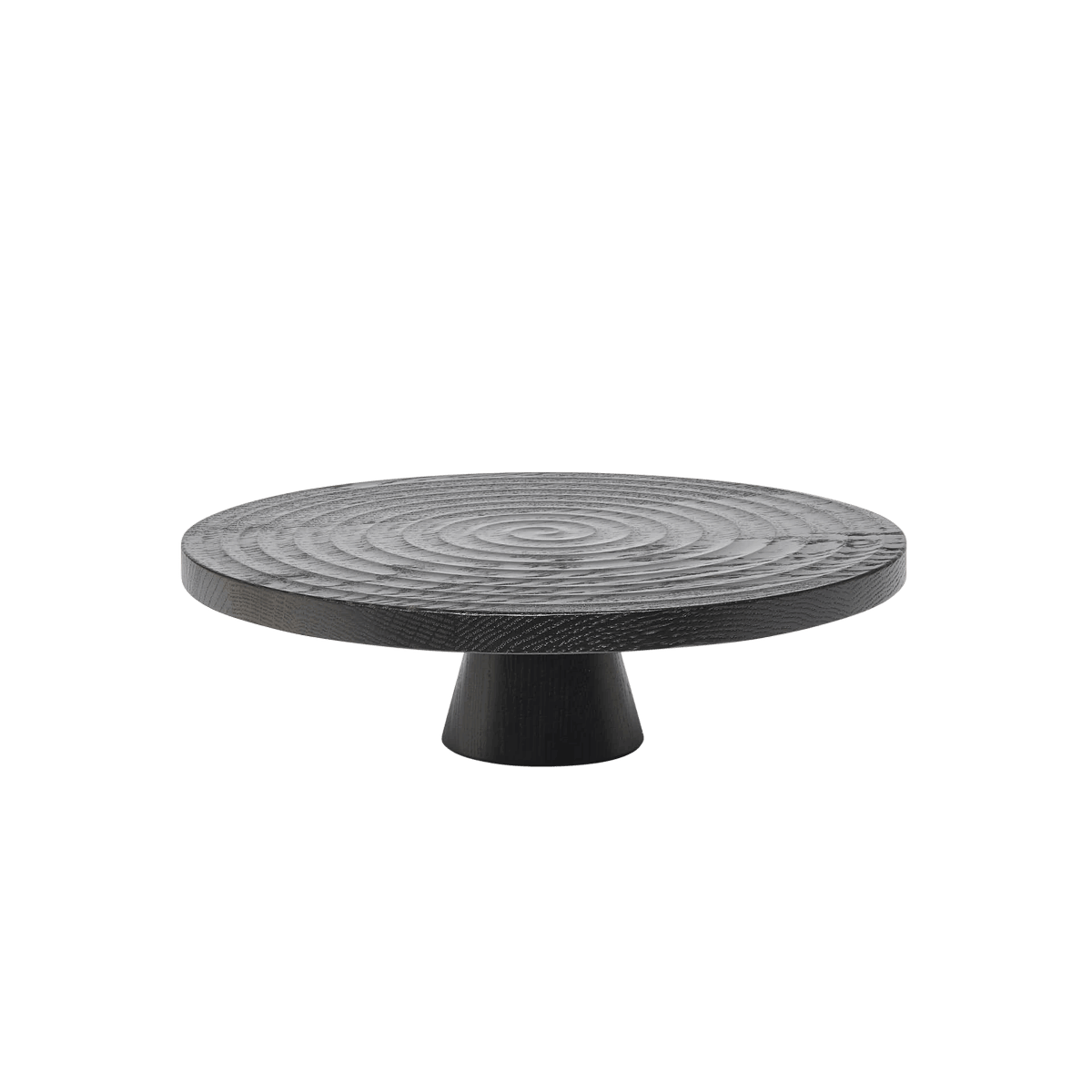 Dutchdeluxes Servierplatte Eiche schwarz L