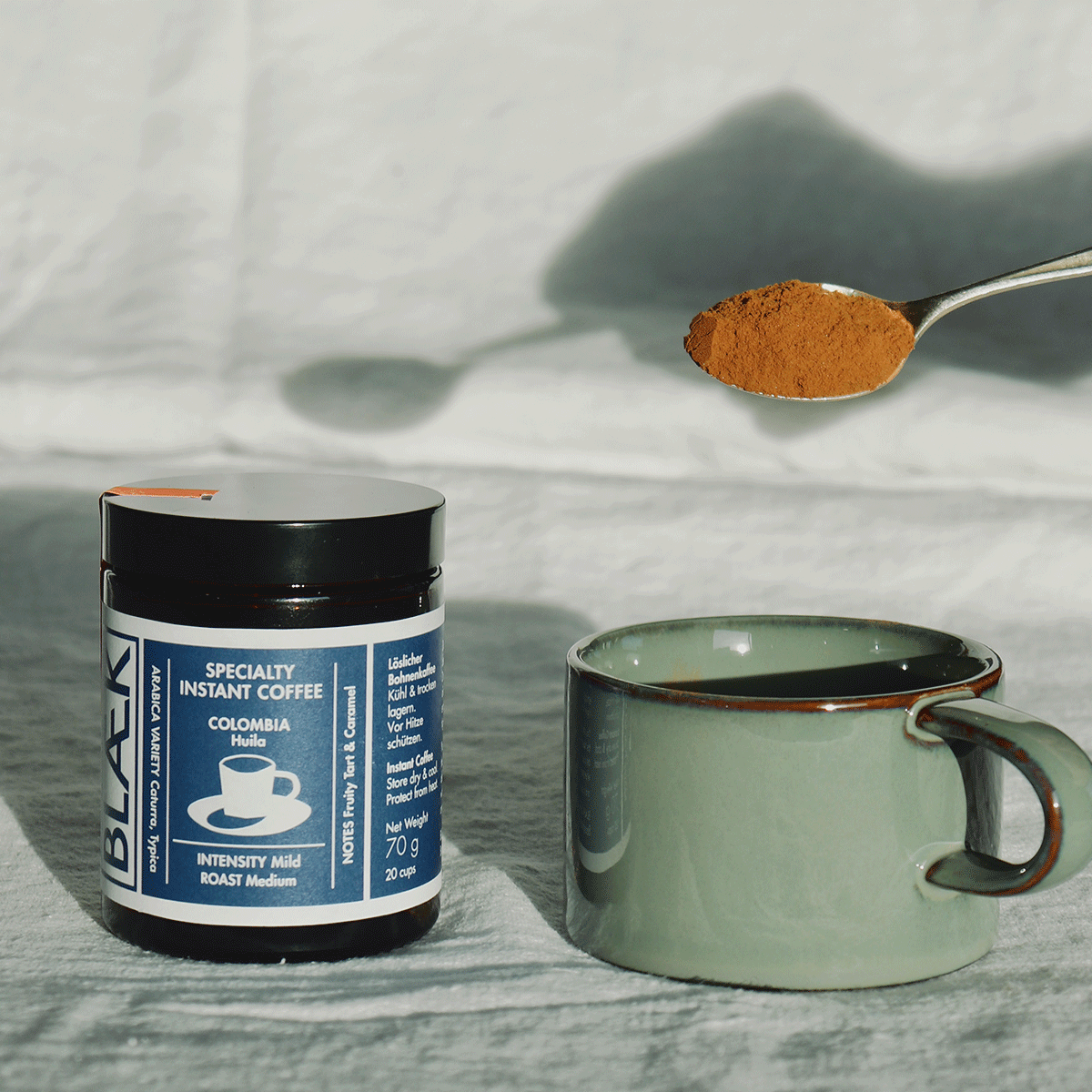 BLAEK No.1 Blonde Roast Instantkaffee 60g