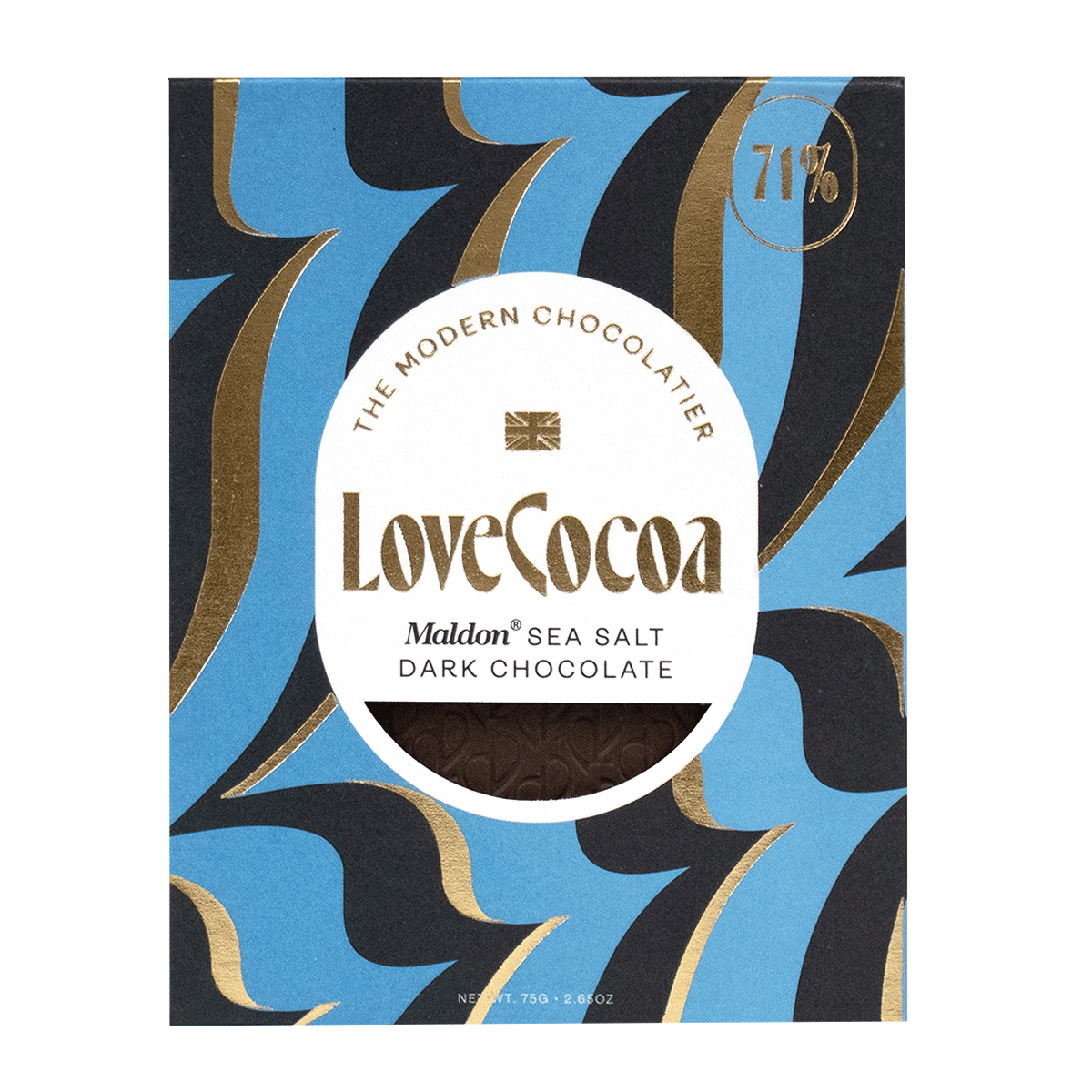 Love Cocoa Zartbitterschokolade mit Maldonsalz 75g