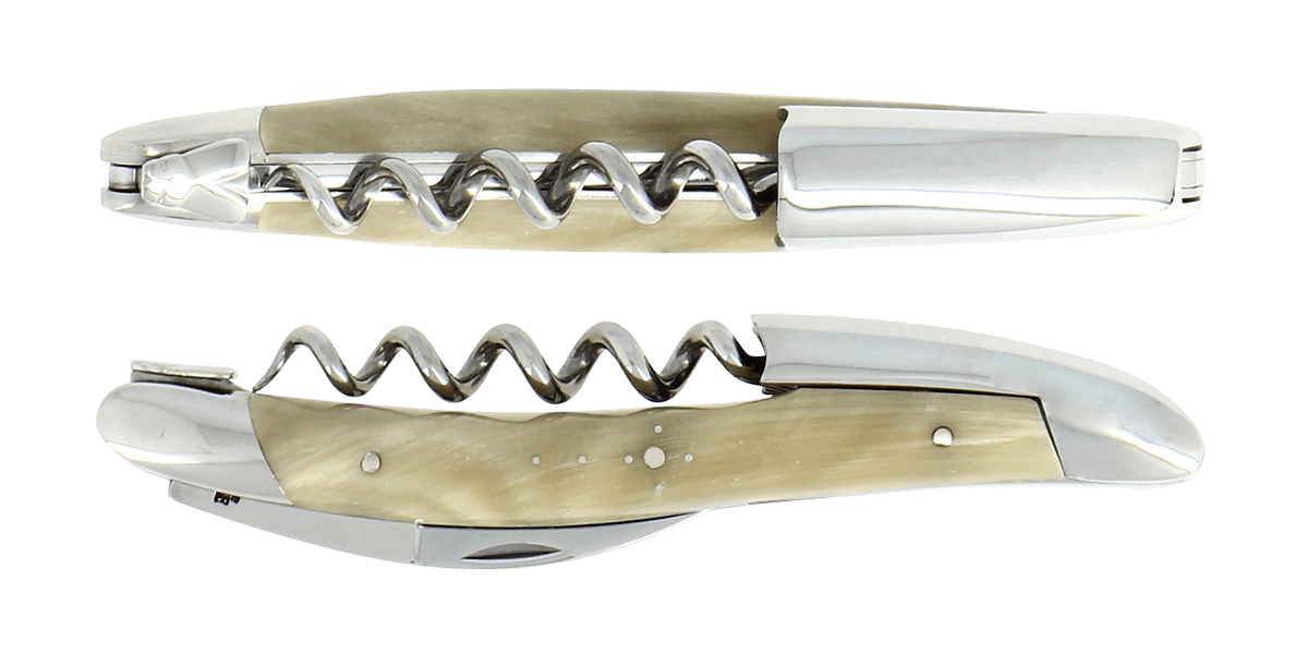 LAGUIOLE Sommelier Kellnermesser Horn marmoriert Inox