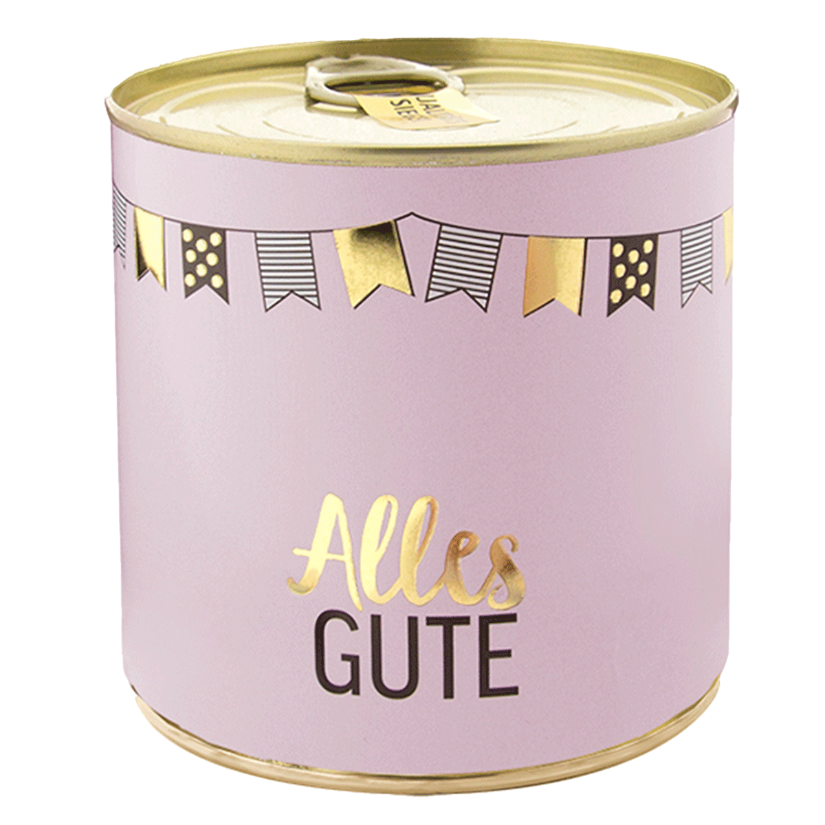 Wondercandle Schwarzwälder Kirschkuchen Alles Gute Goldfunkeln rosa 170g