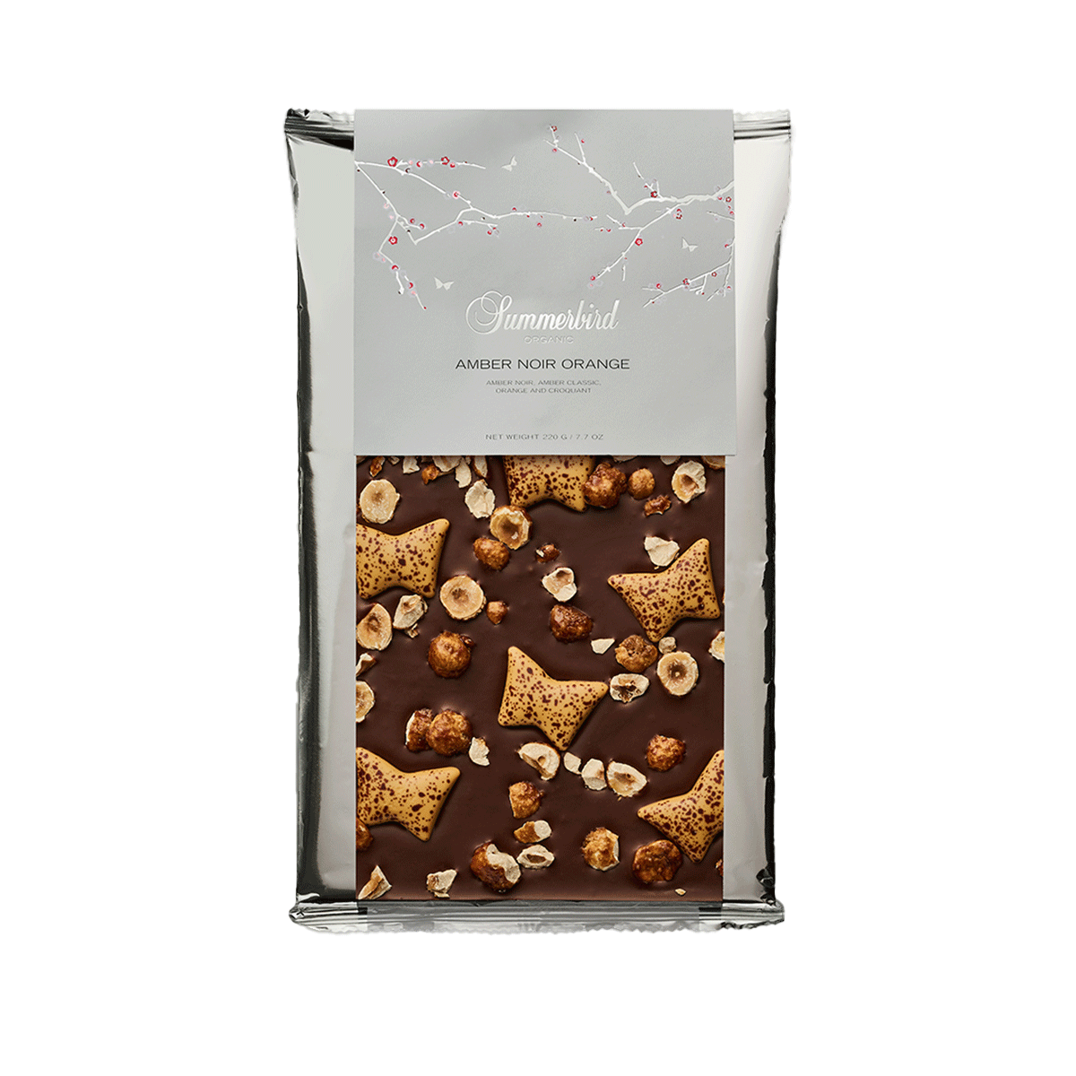 Summerbird Amber Noir Orange Tafelschokolade Bio 220g
