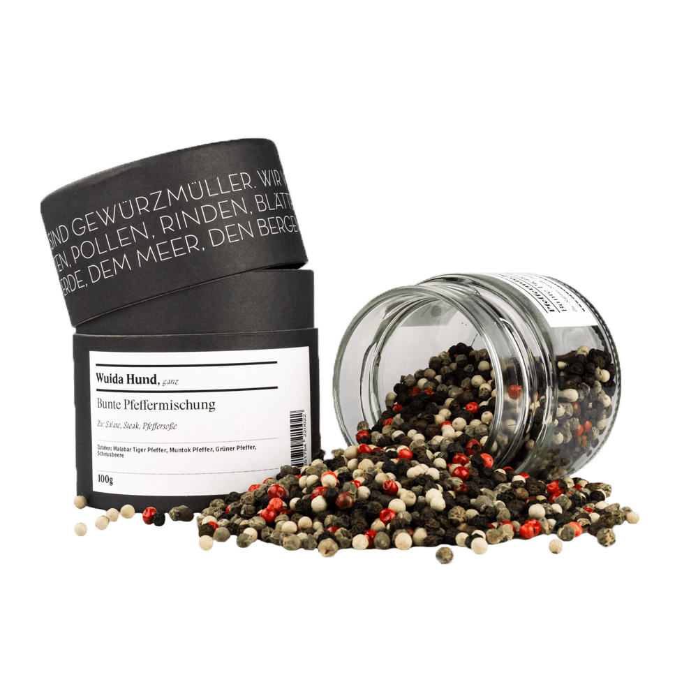 Gewürzmühle Rosenheim Bunter Pfeffer Wuida Hund 100g