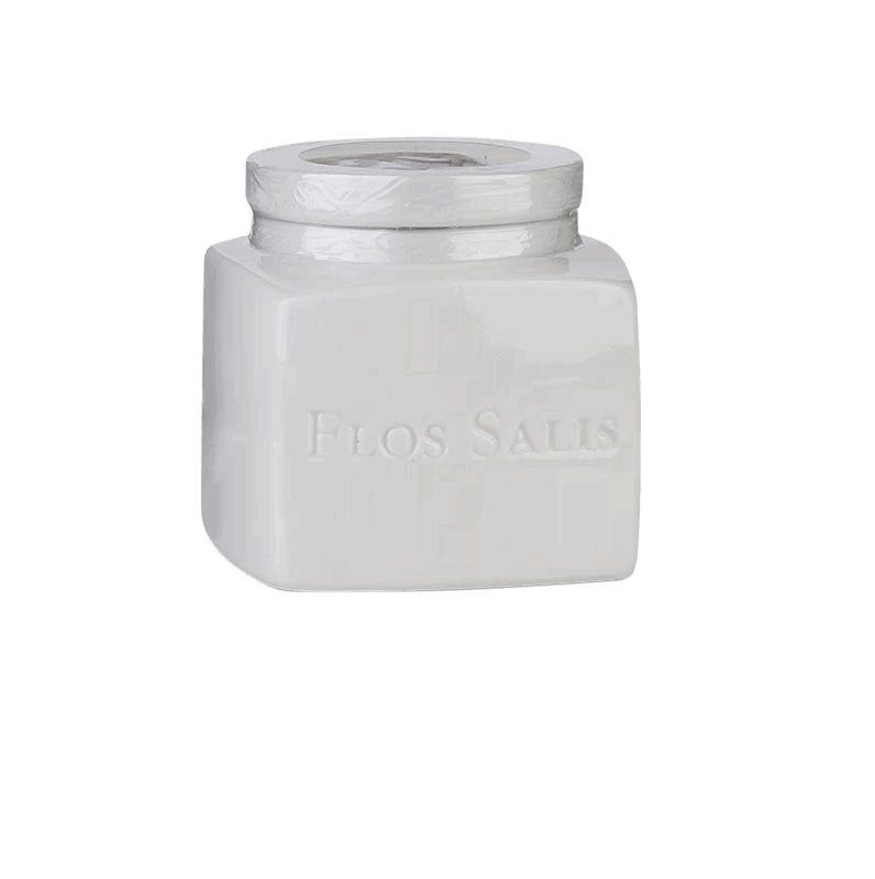 Flor de Sal Keramiktopf mit Salz 225g