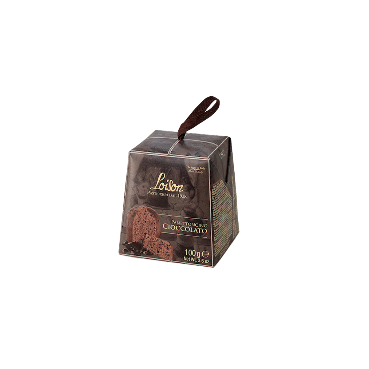 Loison Mini-Panettone Astucci mit Zartbitterschokolade 100g