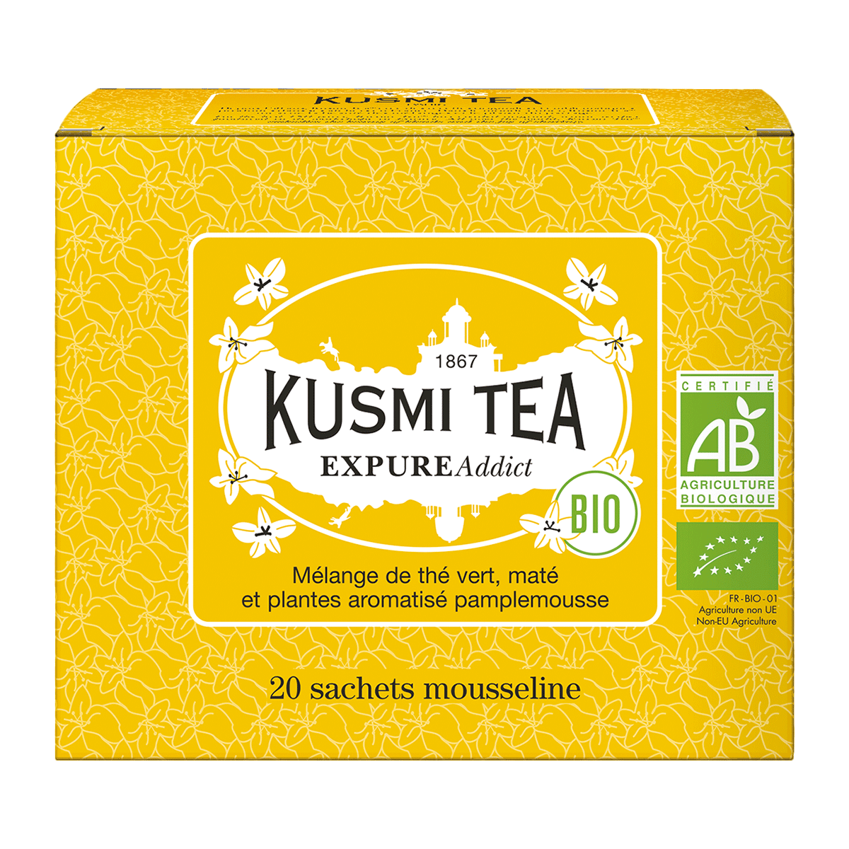 KUSMI Tea Expure Addict Tee Bio Beutel 20 Stück 40g
