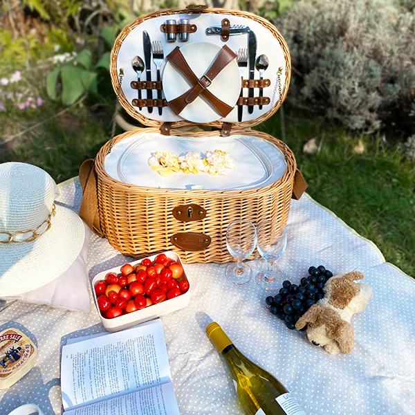 Oschätzchen Picknickkorb Vendome Natur 4 Personen