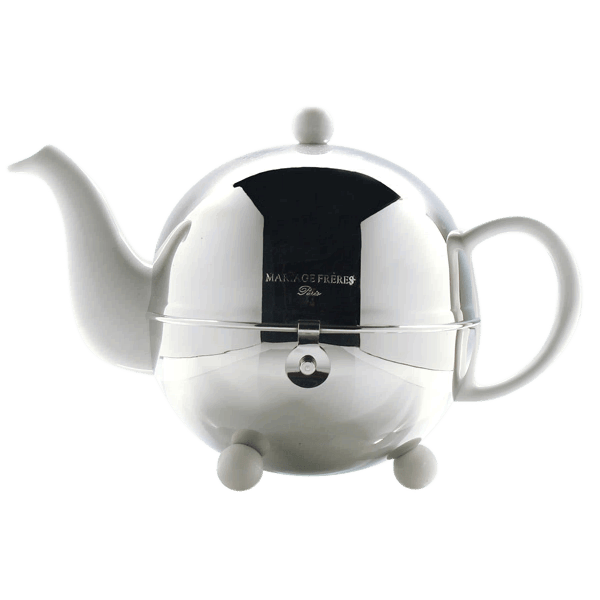 Mariage Frères Art Deco Teekanne Weiß 1,3l Mariage Frères Art Deco Teekanne Weiß 1,3l