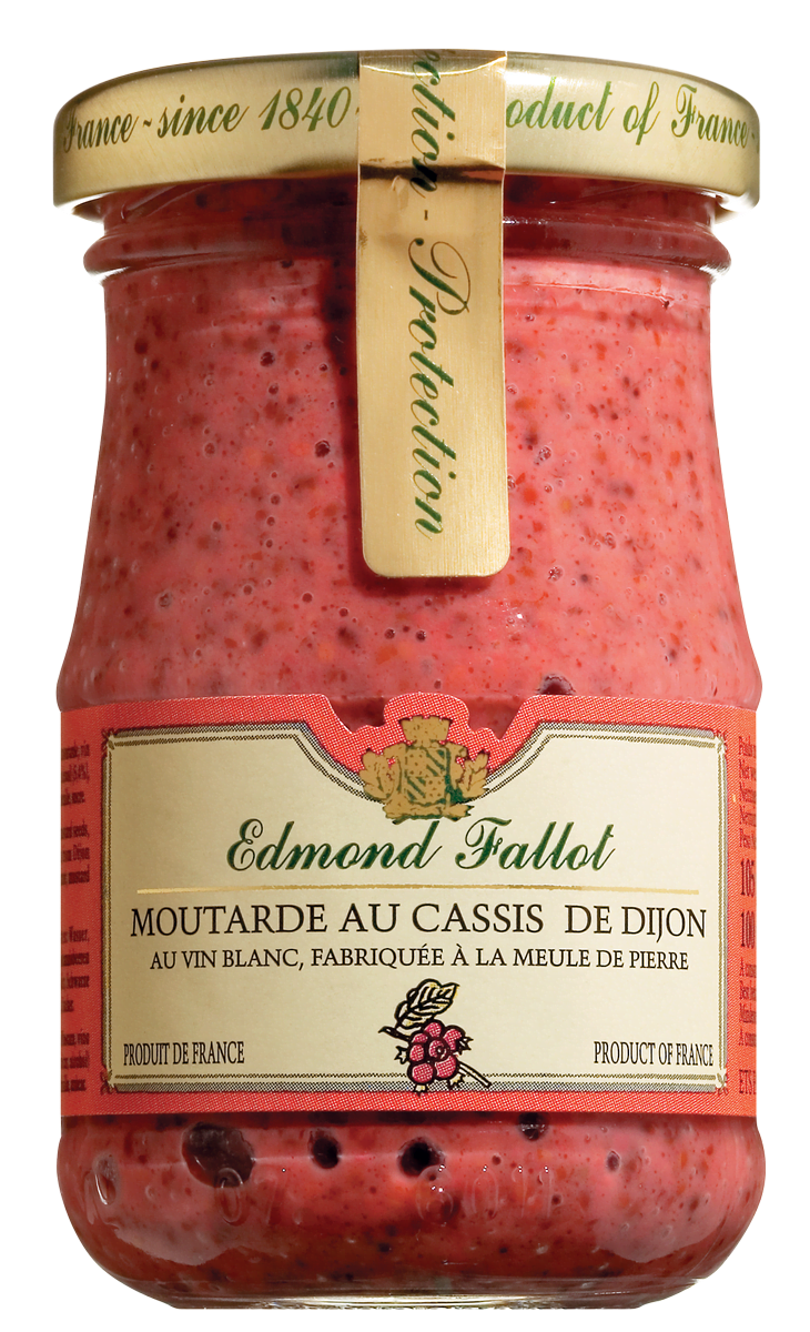 Fallot Dijonsenf mit Cassis 105g