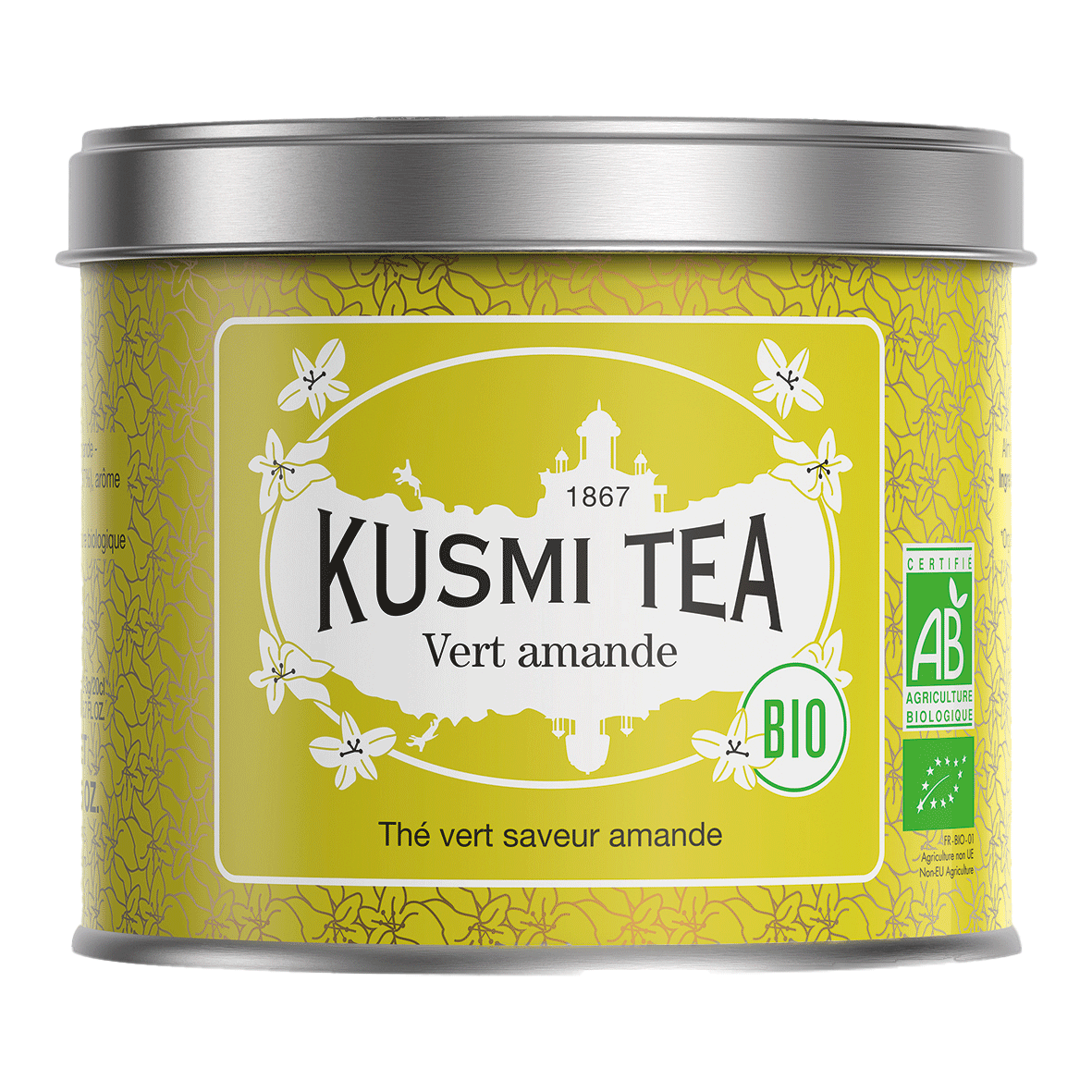 KUSMI Tea Grüner Tee Mandel Bio Dose 100g
