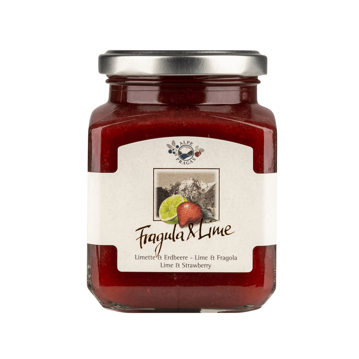 Alpe Pragas Fruchtaufstrich Erdbeer & Zitrone 335g