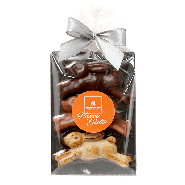 Oschätzchen Marzipan-Lauf-Häschen 3 Stück 60g MIT ALKOHOL 