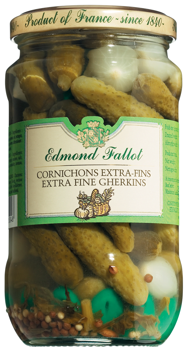 Fallot Cornichons extra fein 340g