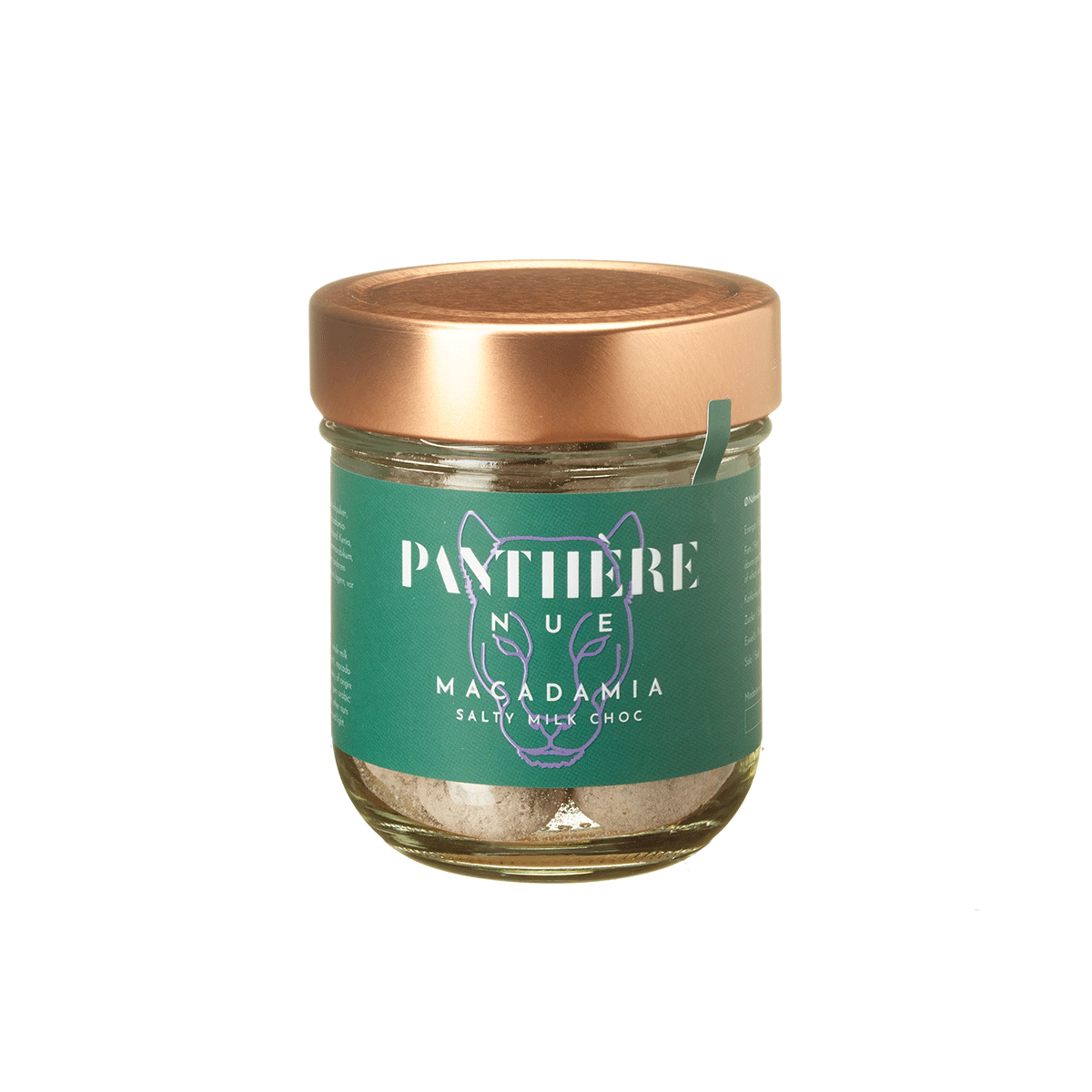 Panthère Nue Macadamia Nüsse Salty White Choc 100g