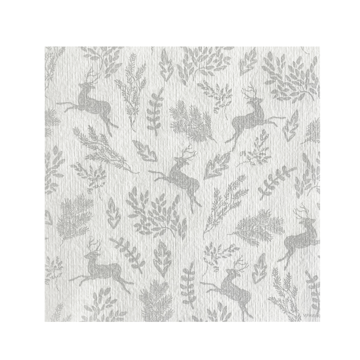 Francoise Paviot Servietten My Little Forest Silber 20 Stück 