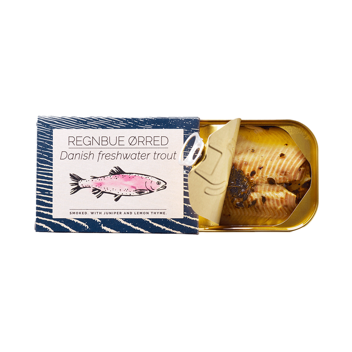 Fangst Regnbueørred Forelle mit Kräutern 110g