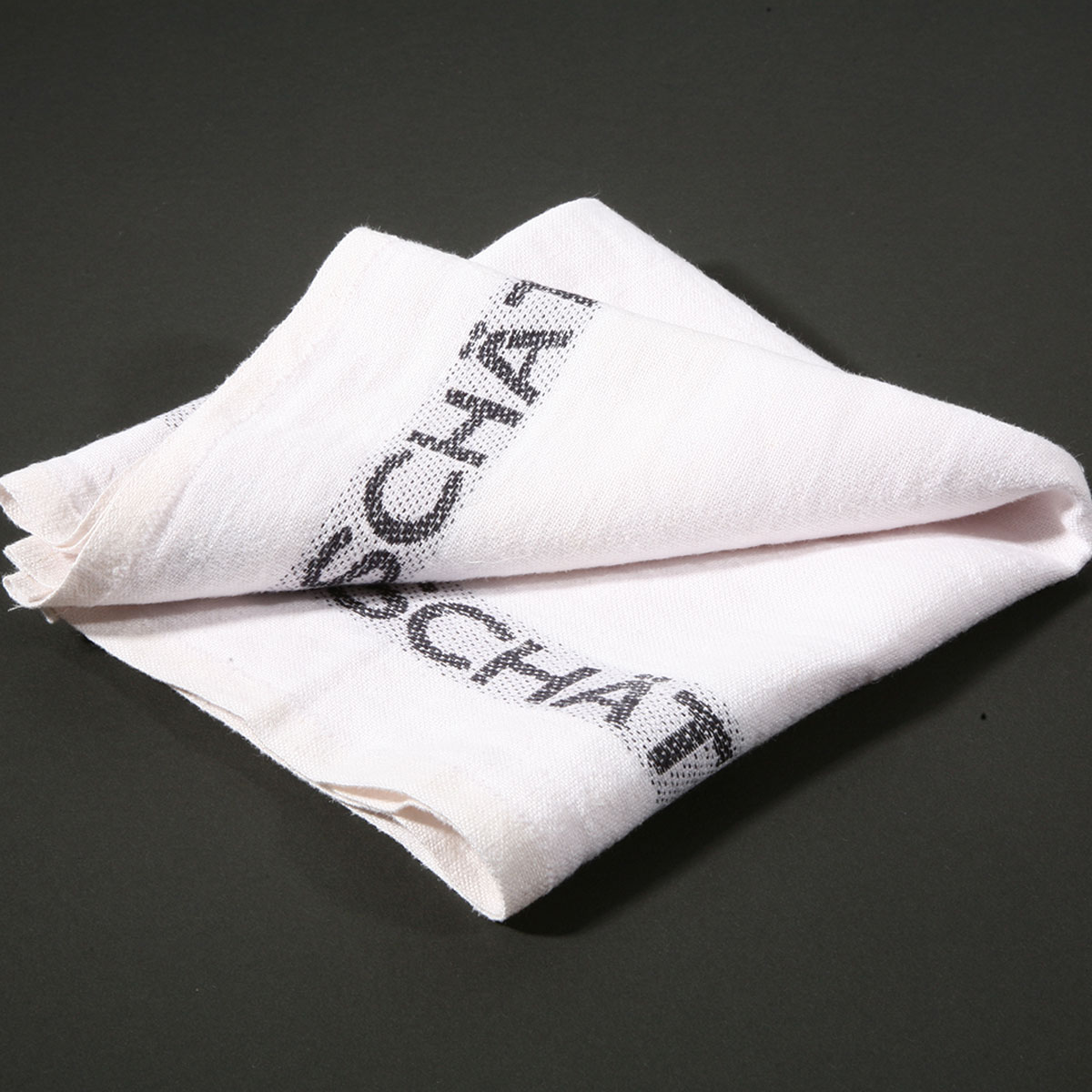 Oschätzchen Geschirrtuch Weiss/Schwarz 100% Leinen 