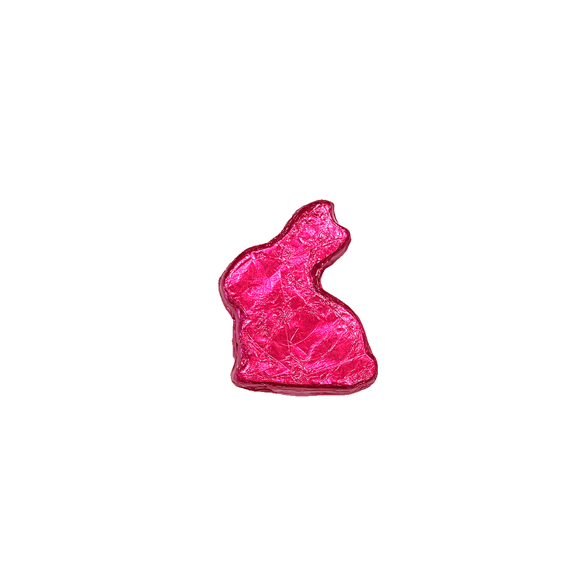 Oschätzchen Hase Relief Vollmilch Bio Neonpink 6.6cm 25g