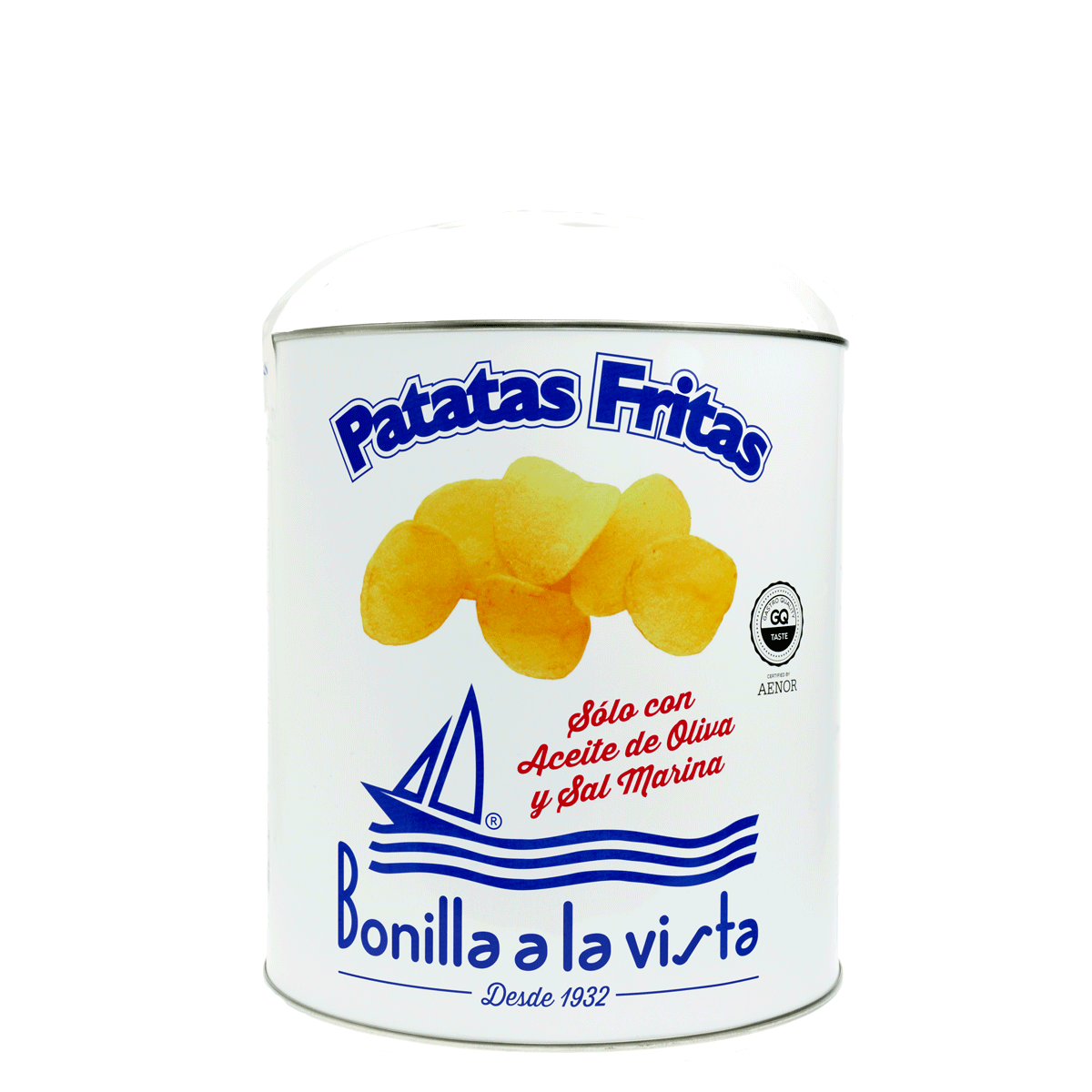 Bonilla a la Vista Chips mit Meersalz  in Schmuckdose 500g 