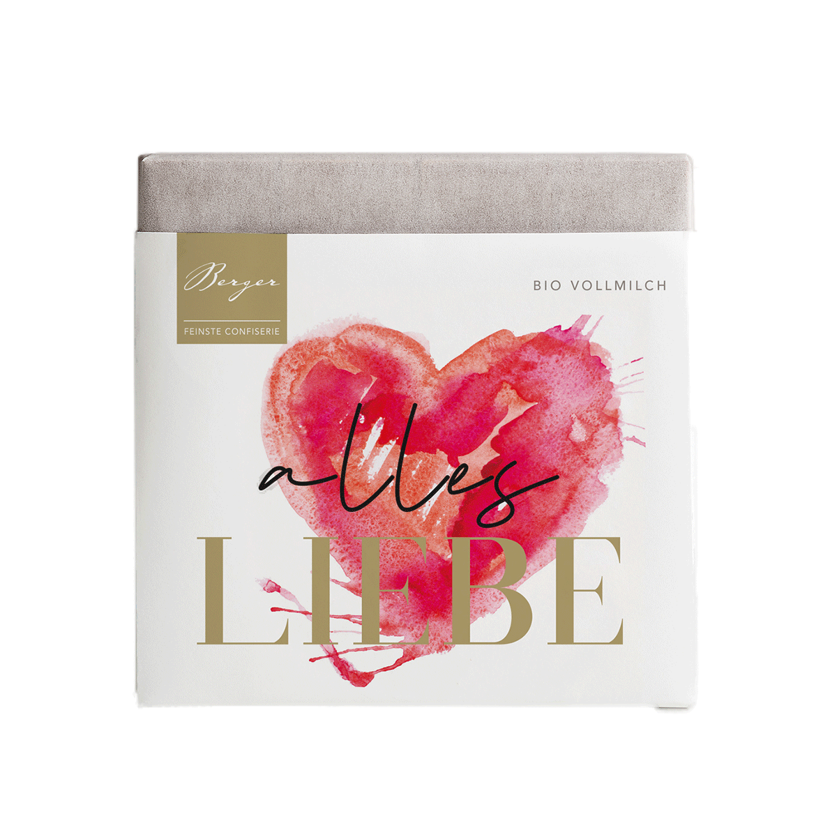Berger Alles Liebe Vollmilchschokolade Bio 70g 