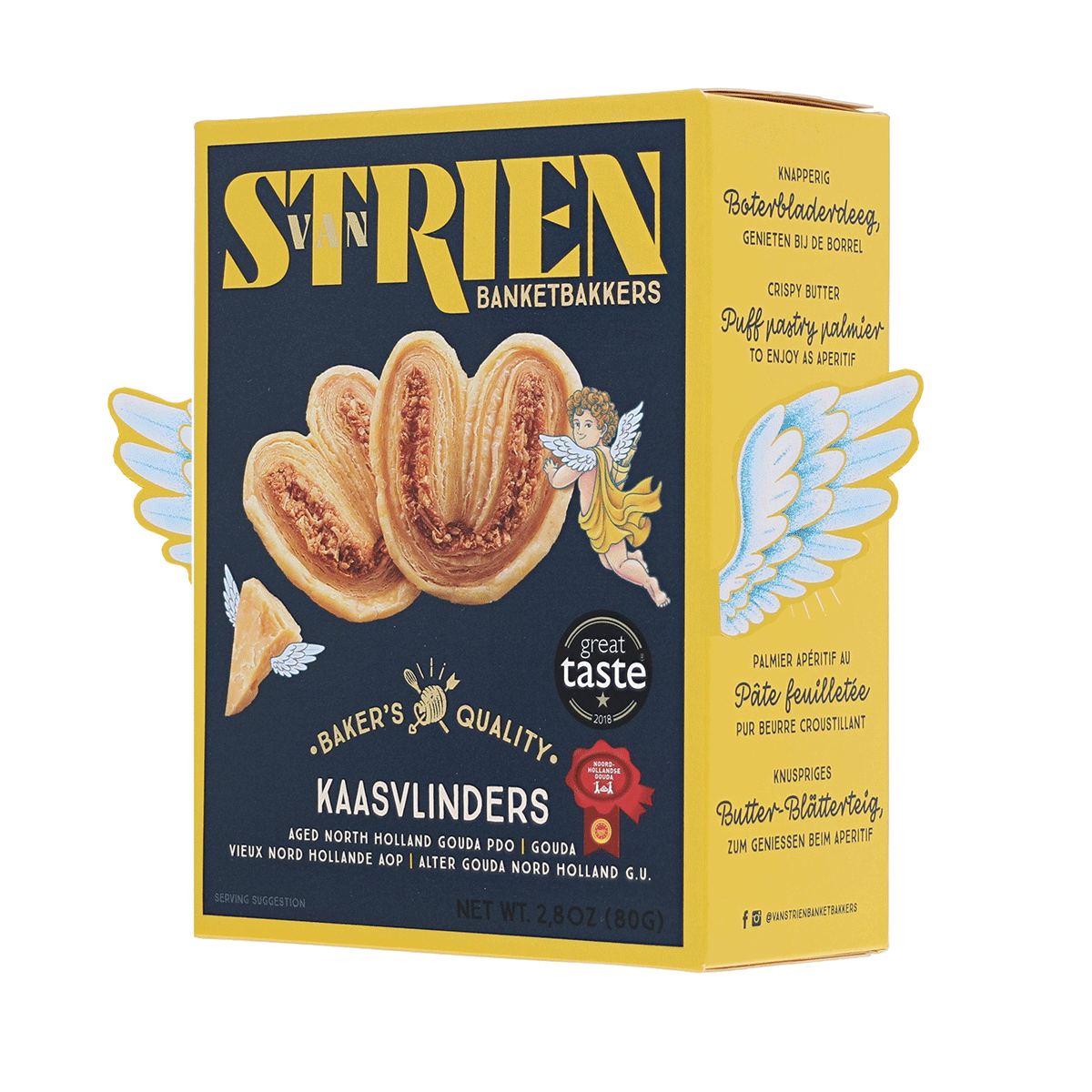 van Strien Schweineöhrchen mit Gouda 80g