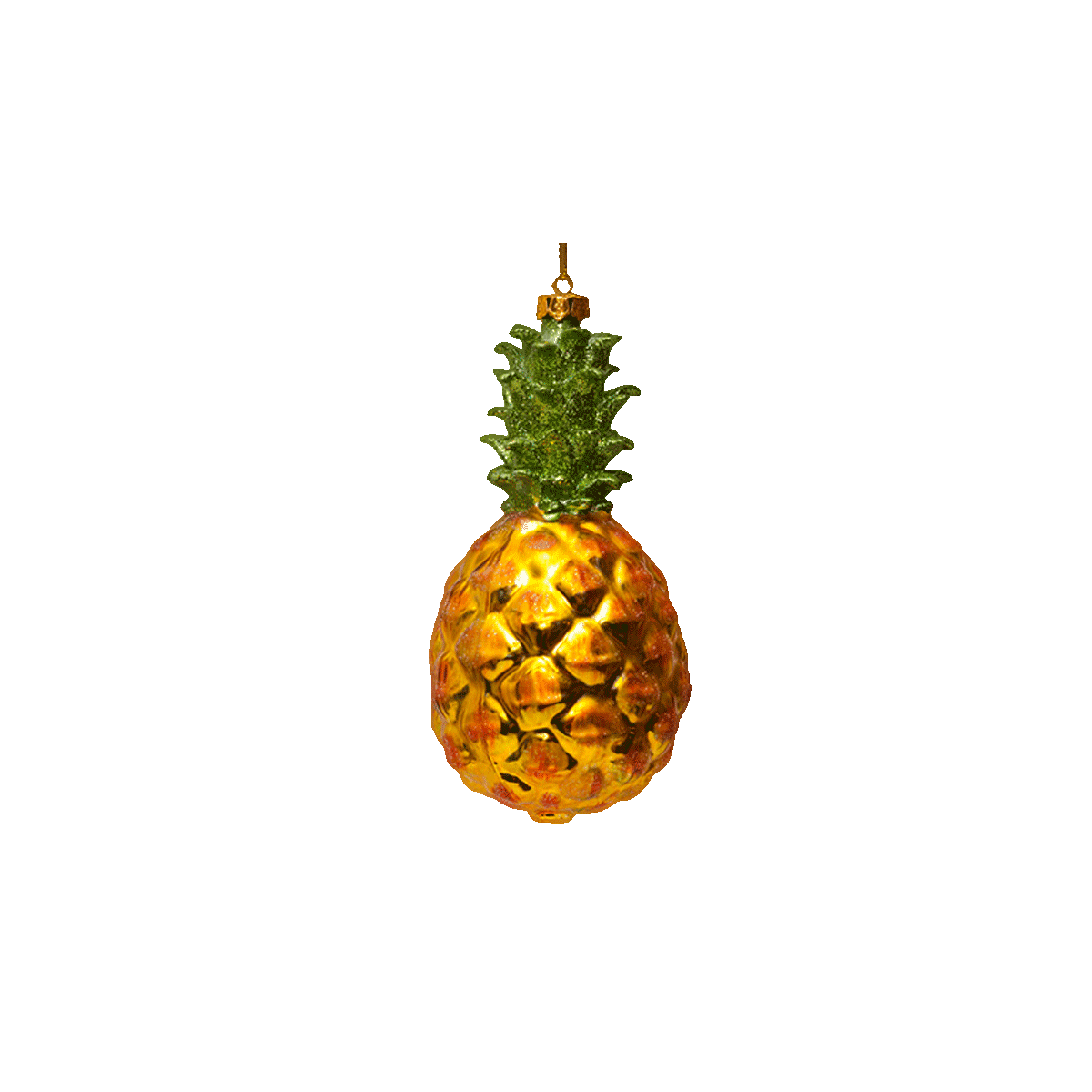 Vondels Baumschmuck Glas Ananas Höhe 11cm Vondels Baumschmuck Glas Ananas Höhe 11cm