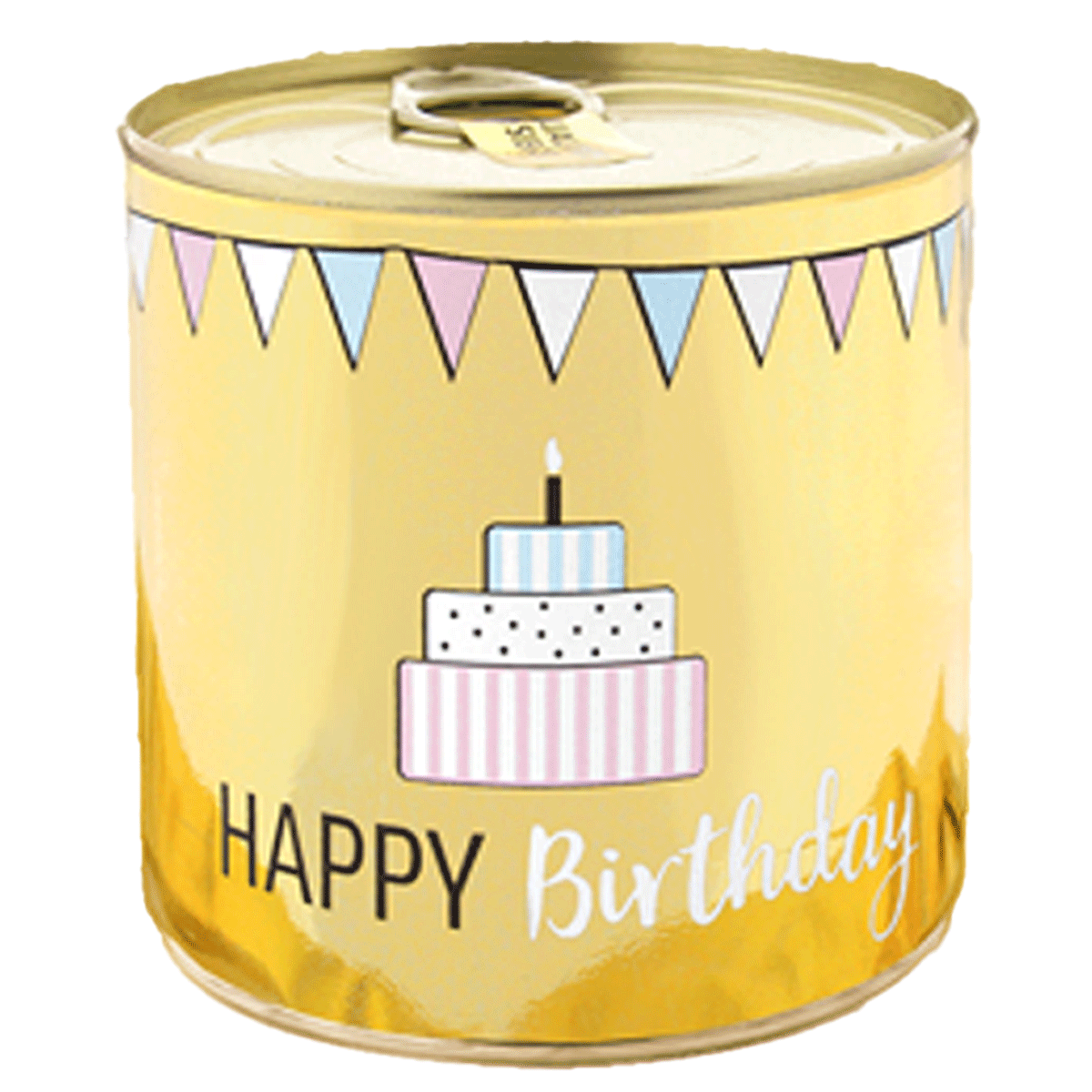 Wondercandle Kuchen Brownie Happy Birthday Goldfunkeln 140g