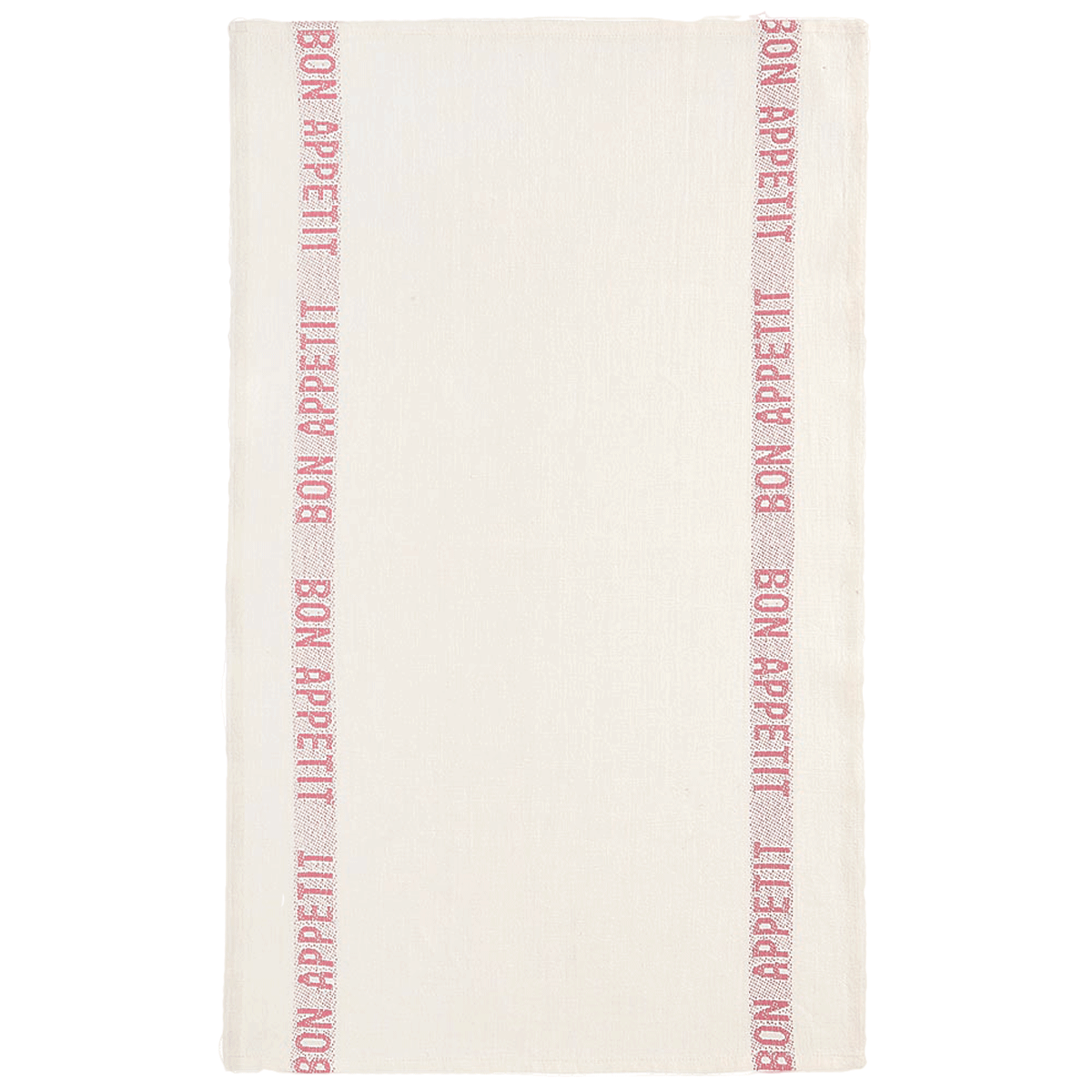 Charvet Geschirrtuch Bon Appetit rosa 100% Leinen 