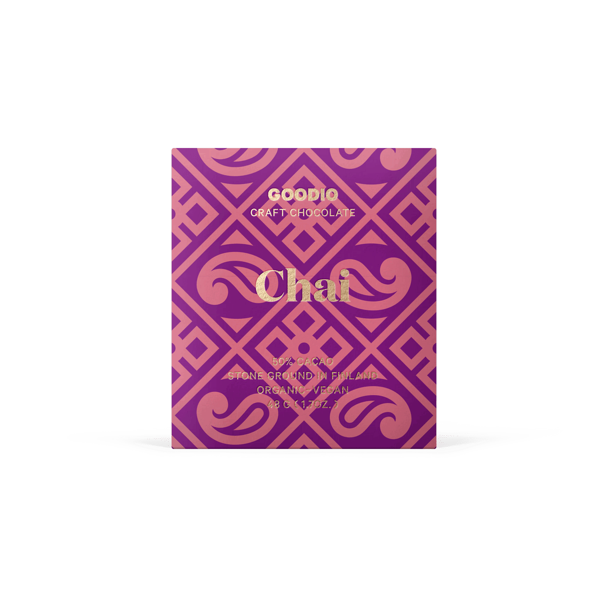 Goodio Schokoladentafel Chai Bio 50% 48g