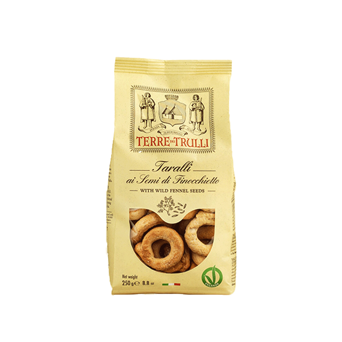 Terre dei Trulli Taralli Salzgebäck mit Fenchelsamen 250g