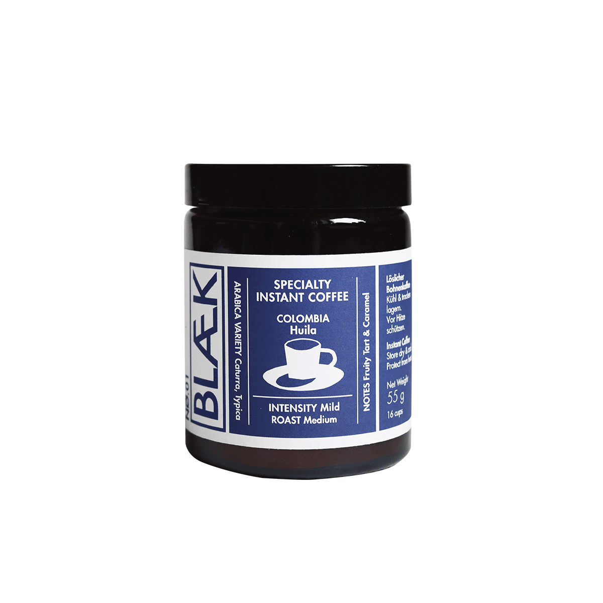 BLAEK No.1 Blonde Roast Instantkaffee 60g