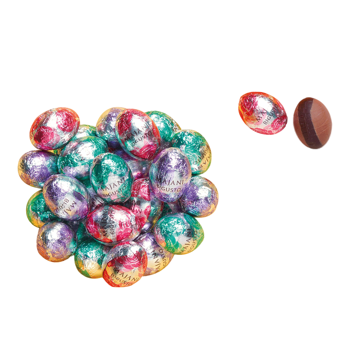 Majani Ostereier-Mix bunt 10 Stück 80g 