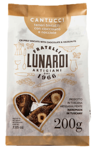 Lunardi Cantuccini Schokolade & Haselnüsse 200g