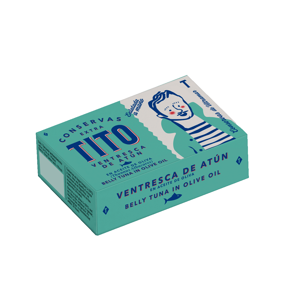 TITO Bauchfleisch vom Thunfisch in Olivenöl 115g