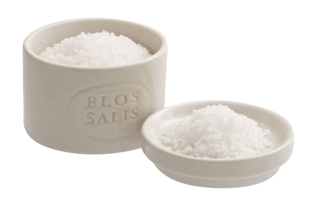 Flor de Sal Keramiktopf mit Salz 100g