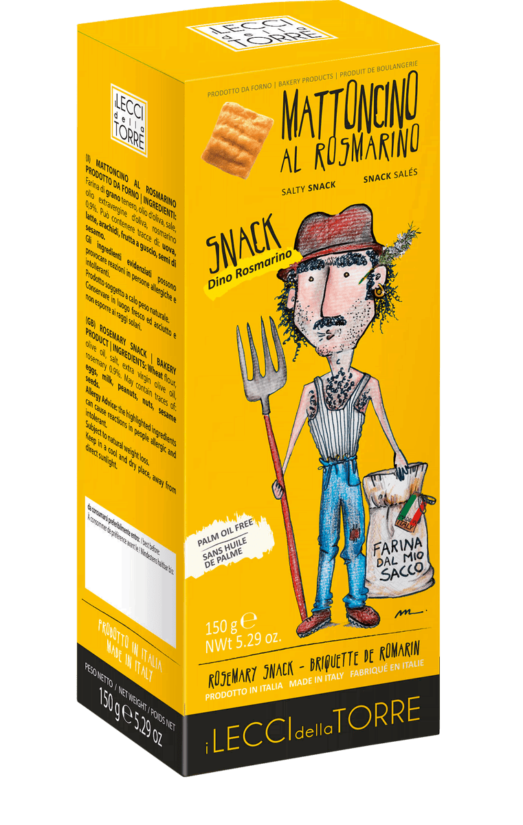 iLecci della Torre Salzgebäck mit Rosmarin 150g