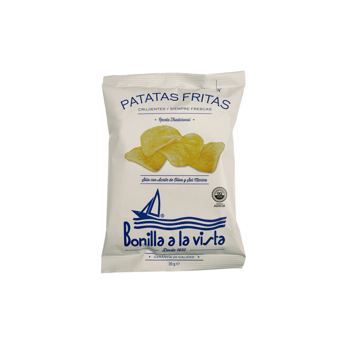 Bonilla a la Vista Chips mit Meersalz 30g 