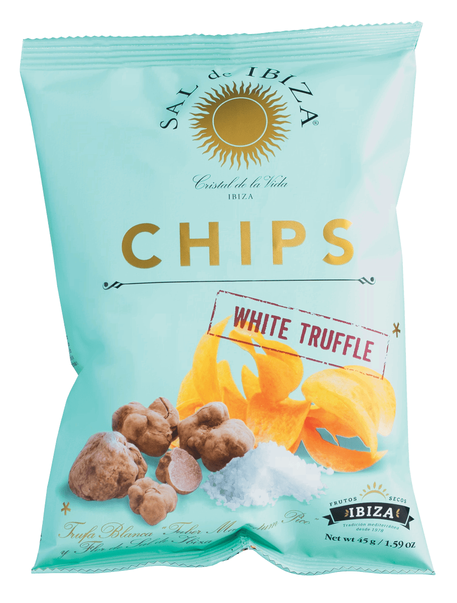 Sal de Ibiza Chips mit weißen Trüffeln 45g