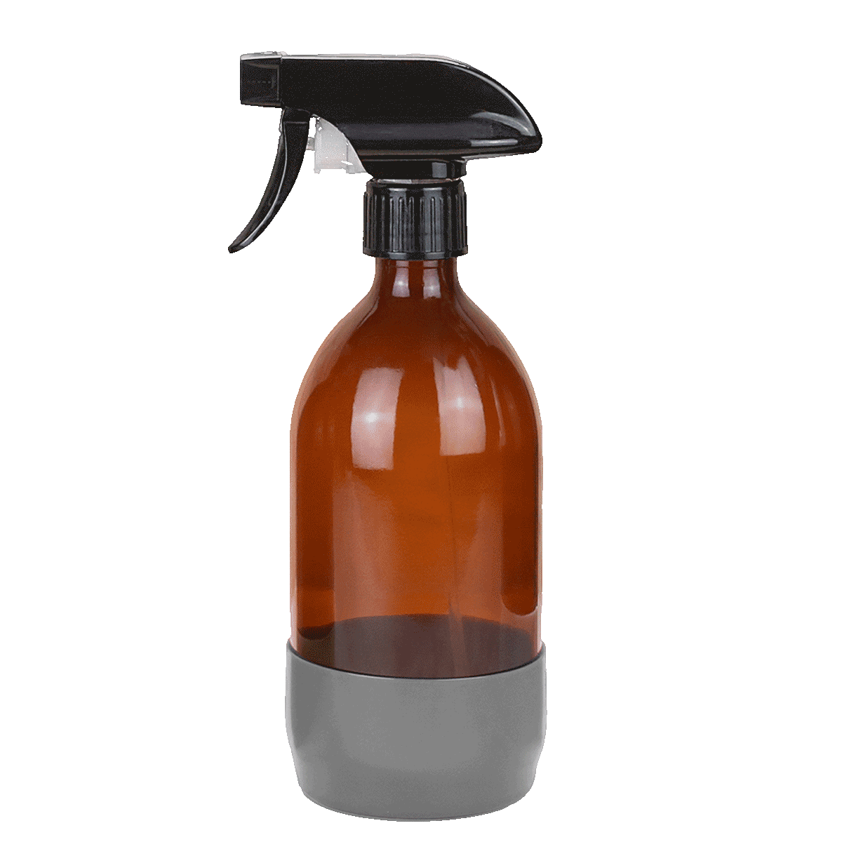 Pension für Produkte Sprühflasche Braunglas grau 500ml 