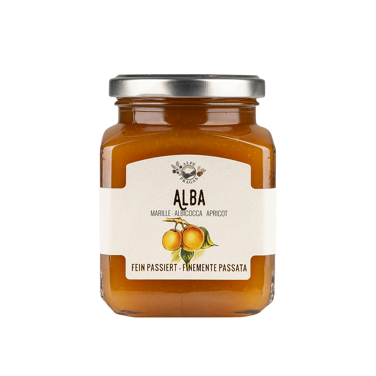 Alpe Pragas Fruchtaufstrich Marille fein 335g Alpe Pragas Fruchtaufstrich Marille fein 335g