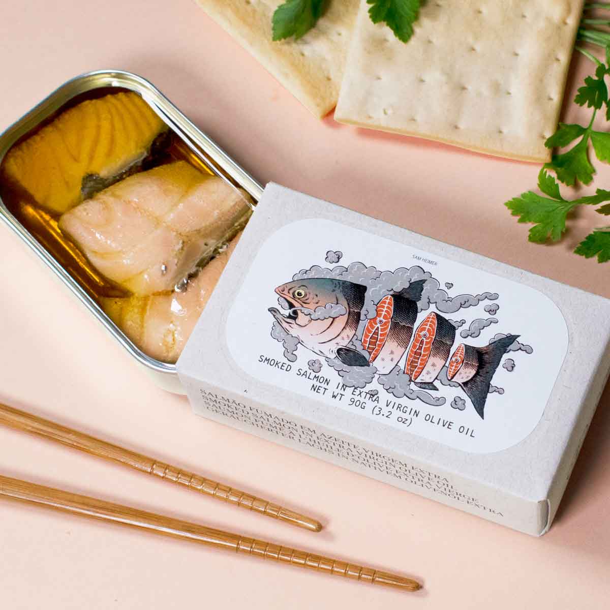 Jose Gourmet Geräuchertes Lachsfilet in nativem Olivenöl extra 90g 