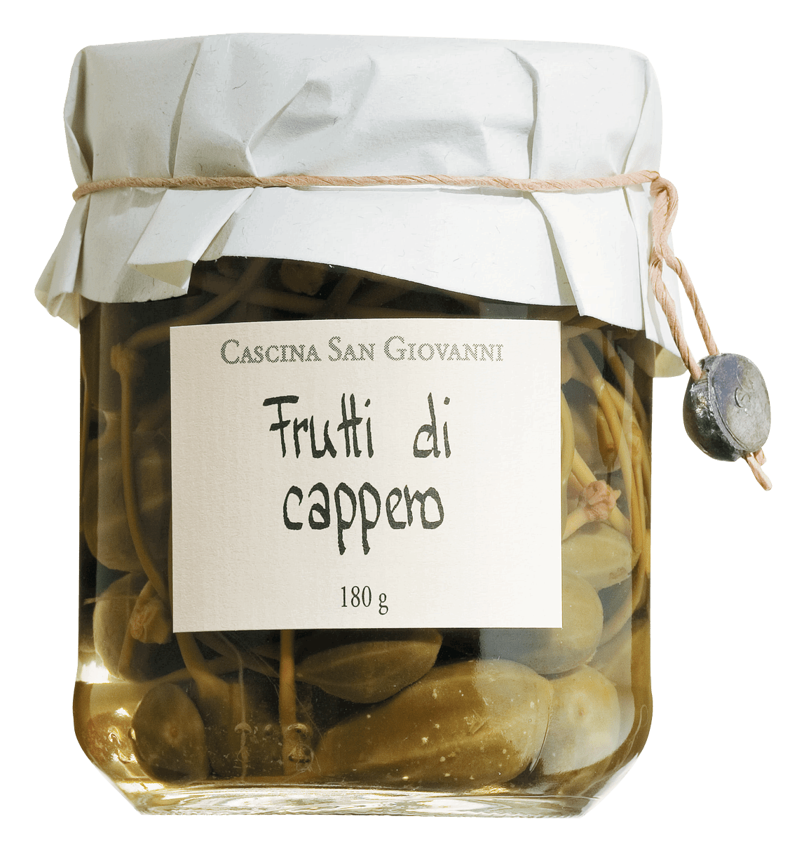 Cascina San Giovanni Kapernäpfel in Weinessig 200g