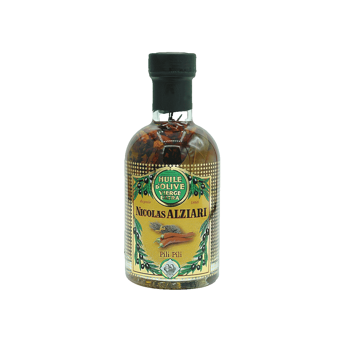 Nicolas Alziari Olivenöl mit Pili Pili 200ml  Nicolas Alziari Olivenöl mit Pili Pili 200ml
