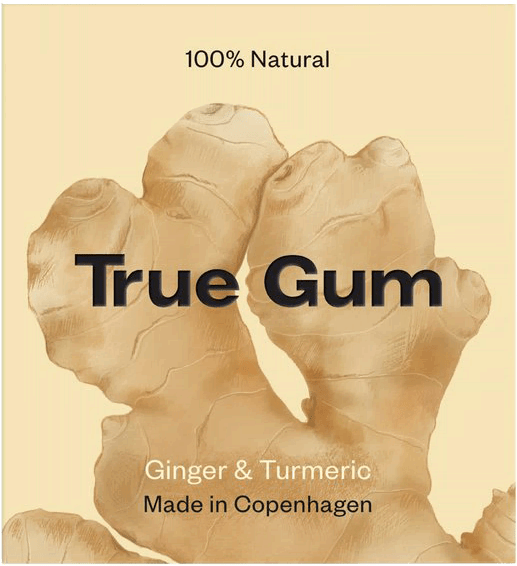 True Gum Kaugummi Ingwer & Kurkuma 20g