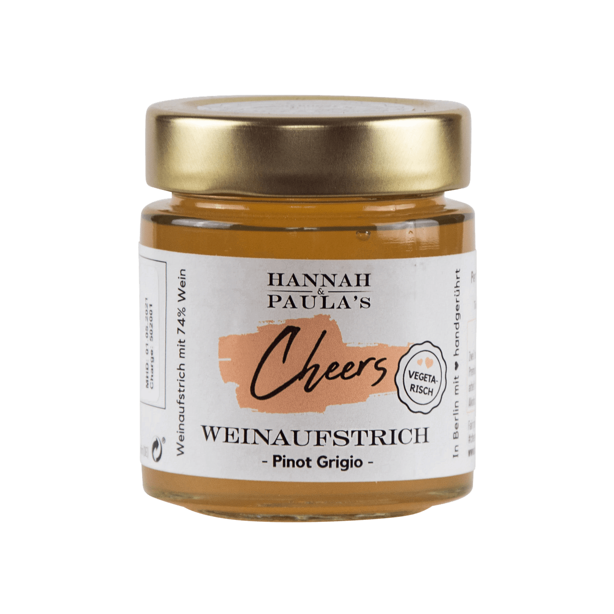 Hannah & Paulas Weinaufstrich Pinot Grigio Vegetarisch 150ml