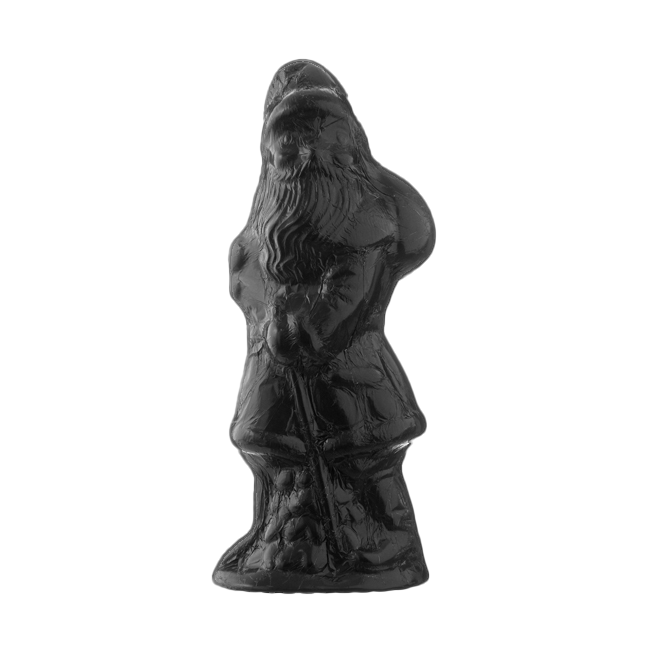 Weihnachtsmann Zartbitterschokolade Schwarz 25cm 250g Weihnachtsmann Zartbitterschokolade Schwarz 25cm 250g