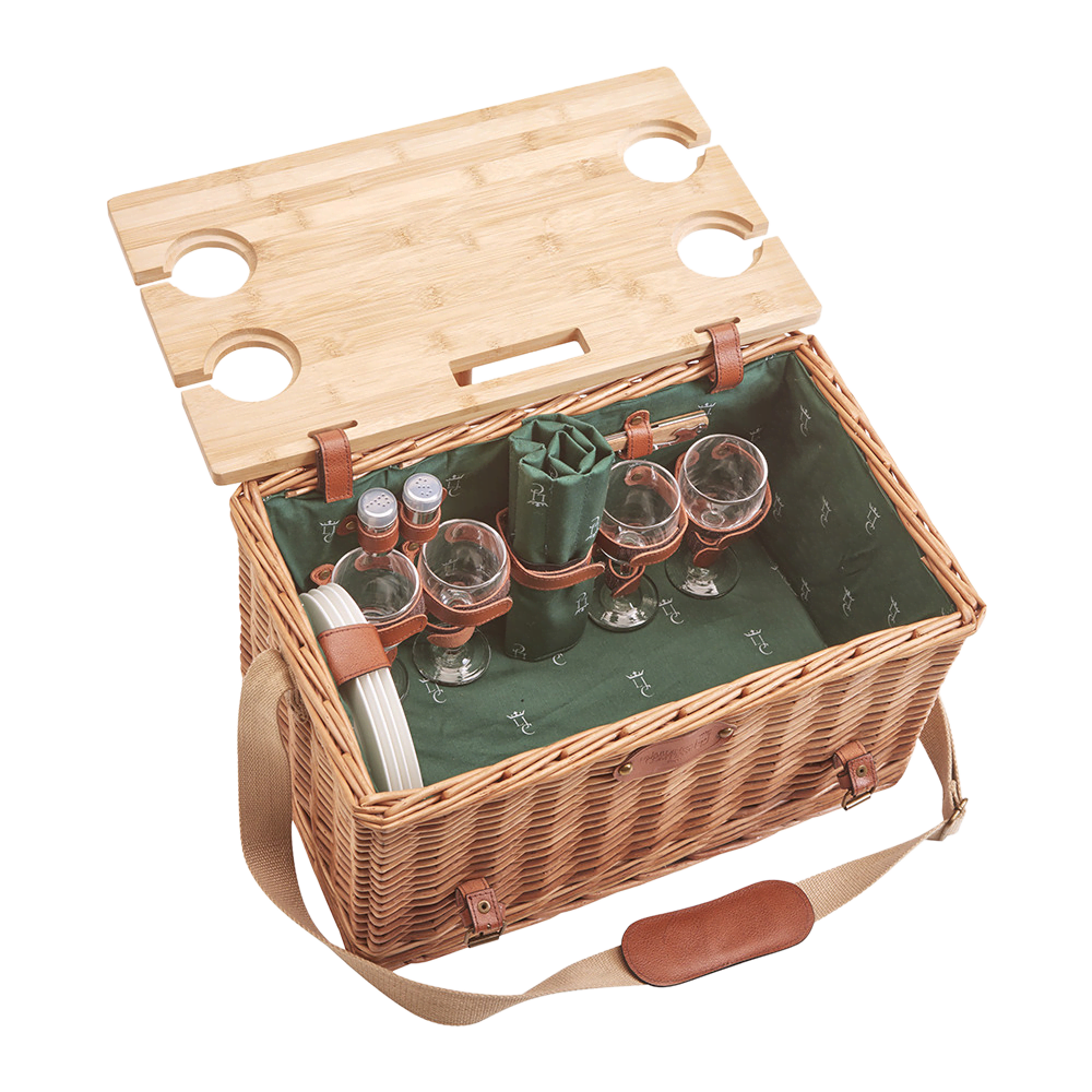 Oschätzchen Picknickkorb Saint Honoré Grün 4 Personen 