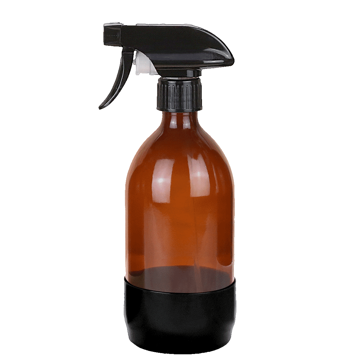 Pension für Produkte Sprühflasche Braunglas schwarz 500ml