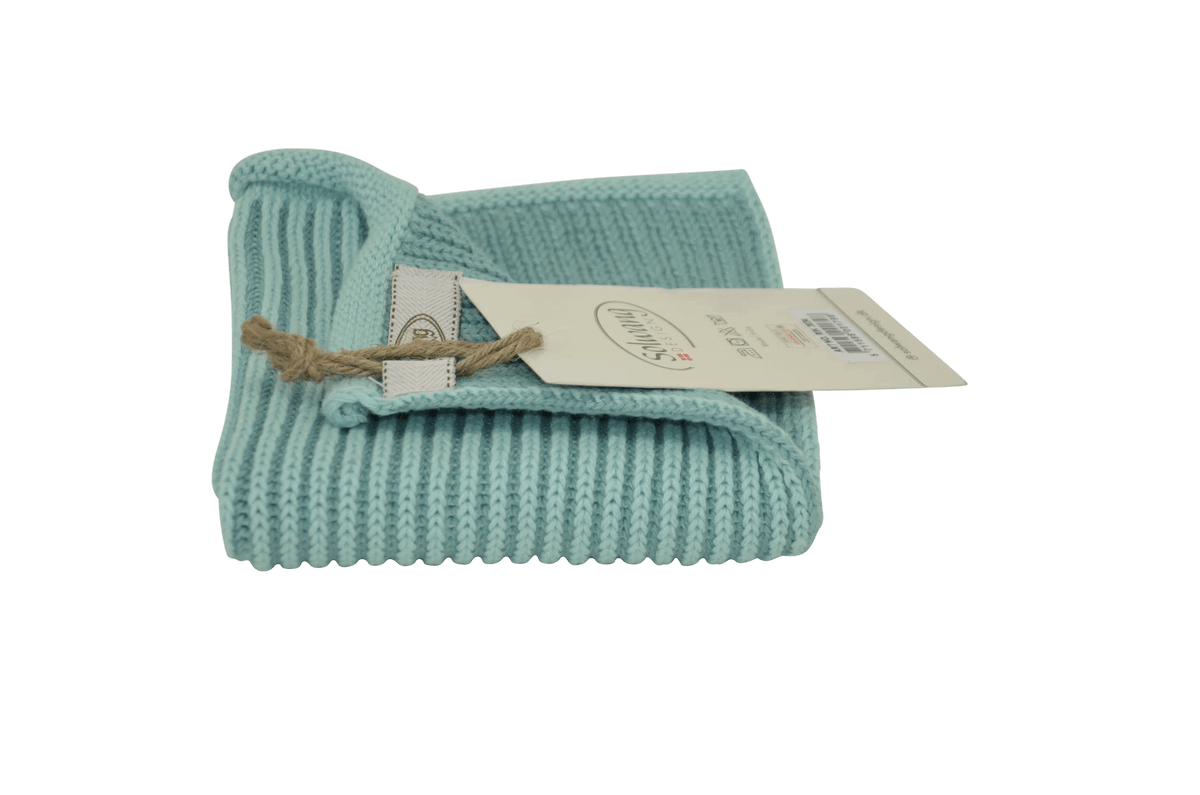 Solwang Ribrib Handtuch Aqua Baumwolle 32x47cm