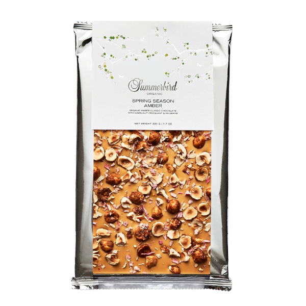 Summerbird Blonde Schokolade mit Haselnüssen Spring Season 220g